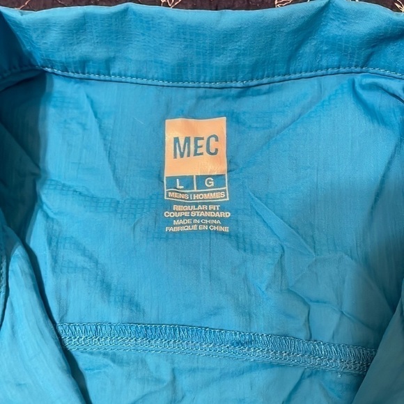 MEC Light Jacket Blue Size Large - Picture 3 of 8
